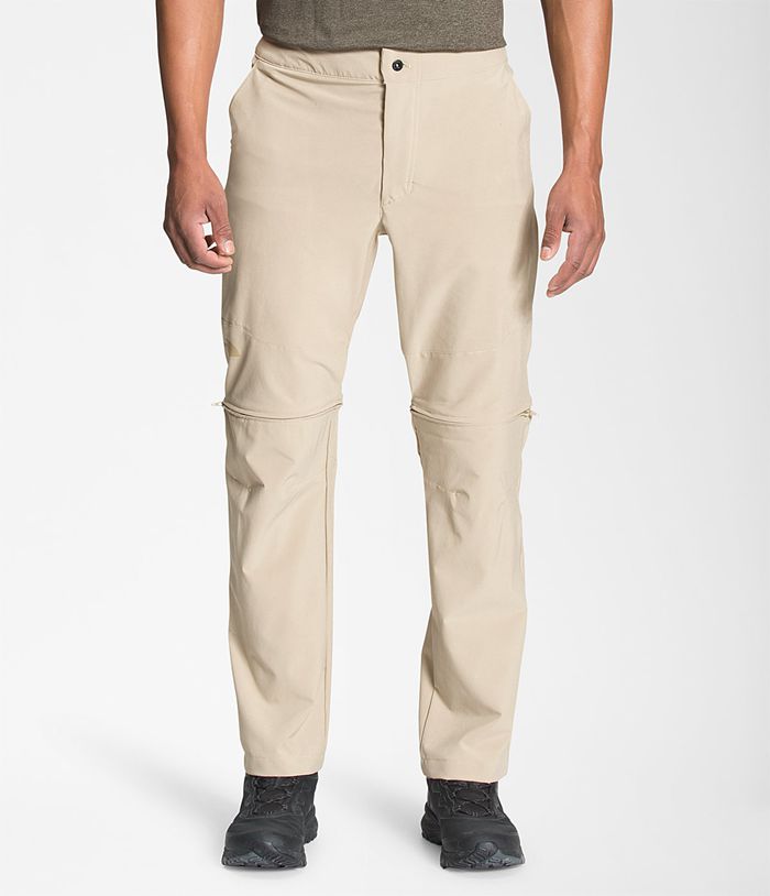 The North Face Pants Paramount Active Convertible Beige - Mens - Thailand EWYLS-0371